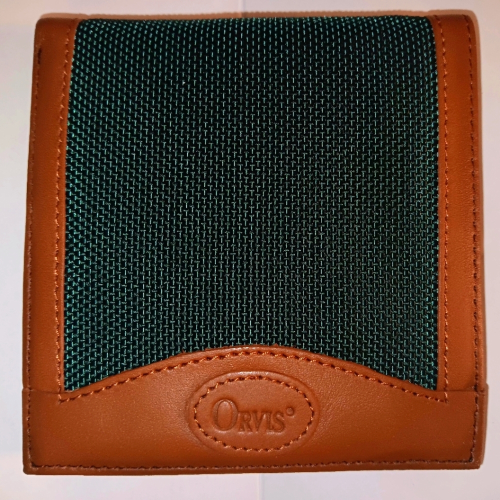 MEN'S ORVIS SPORTSMAN CARDEX/HIPSTER/TALL WALLET,TAN/GREEN